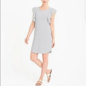 J Crew Factory Ruffle Sleeve Dress